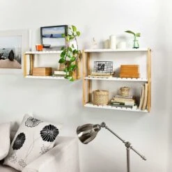 Meuble De Rangement Pour Salle De Bain Toilettes, Cuisine, 3 Niveaux Avec 2 Crochets FRG28-WN SoBuy® -Wenko || Grohe || HOMCOM Soldes 10356310 4