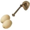 Lot 2 Savons Blancs Rotatifs Provendi Lait D'amande + Porte-savon Vieux Bronze -Wenko || Grohe || HOMCOM Soldes 12917895 1
