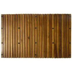 Tapis De Bain Acacia 80x50 Cm VidaXL -Wenko || Grohe || HOMCOM Soldes 1543969 4