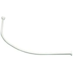 Tringle De Rideau De Douche Courbée Blanc Sealskin