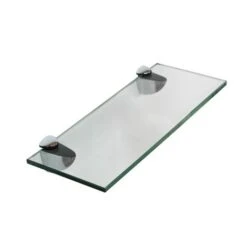 Mucola Tablette En Verre 20x10 Avec Support Bains Tablette De Miroir Tablette De Salle De Bains Support De Fixation