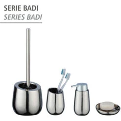 WENKO Porte Savon Céramique Badi, Porte Savon Rond, Céramique, Ø 11,5x3 Cm, Chromé -Wenko || Grohe || HOMCOM Soldes 16527367 4