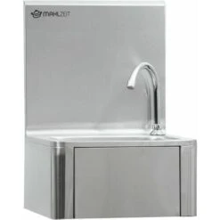 Mahlzeit Lave-mains En Acier Inoxydable Avec Commande à Genoux Et Distributeur De Savon Lavabo Pour Le Lavage Hygiénique Des Mains