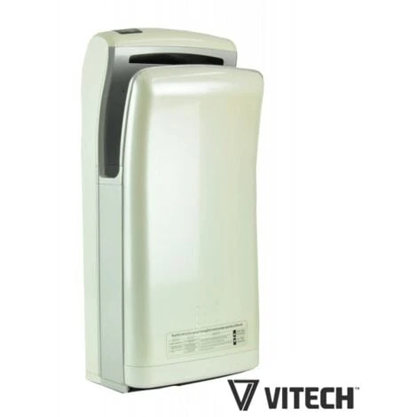 Sèche-mains Vitech Automatique à Double Jet D'air Blanc 1200-1800W Séchage Rapide 4 Sèche-mains Vitech Automatique à Double Jet D'air Blanc 1200-1800W Séchage Rapide – Image 2