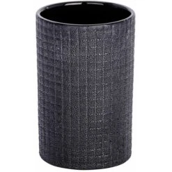 Wenko Gobelet De Salle De Bain Design Polaris Jet - Diam 7 X 11