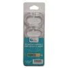 12 Anneaux Pour Rideau De Douche Transparent, 4.1 X 6 Cm Frandis -Wenko || Grohe || HOMCOM Soldes 26366069 1