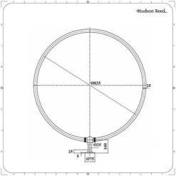 Hudson Reed - Tringle Ã  Rideau De Douche - Design Rond -Wenko || Grohe || HOMCOM Soldes 2820102 4