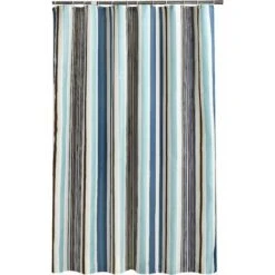 Rideau De Douche 200x240 Cm (LxH), Rideaux De Douche Anti-moisissures Doublure En Tissu DPolyester Doux Rideaux De Bain Rideau Beau Modèle Pour WC De Salle De Bains