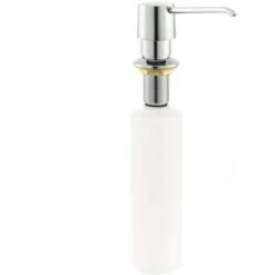LIVEA Distributeur De Savon Liquide En Acier Inoxydable, 250 Ml, Chromé (DMZCR) -Wenko || Grohe || HOMCOM Soldes 28543302 4