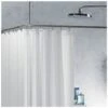 Spirella Barre Tringle Pour Rideau De Douche D'angle à Fixer En Inox SLIM 90x90cm Chromé - Support Plafond & Anneaux Rideaux Inclus -Wenko || Grohe || HOMCOM Soldes 29457611 1