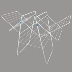 MSV Etendoir à Linge Accordéon Extensible 33m Blanc