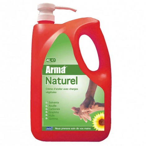 Crème Lavante Pour Les Mains Naturel, Sans Solvant 4L ARMA 3 Crème Lavante Pour Les Mains Naturel, Sans Solvant 4L ARMA