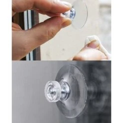 LITZEE Ventouse Ø 40mm, 8 PCS Ventouses M5 Threads Stainless Steel, Ventouses Avec écrou Moleté Clair Pour Fenêtre De Voiture, Porte-Brosse à Dents, étagère De Douche, Porte-Savon, Camping -Wenko || Grohe || HOMCOM Soldes 32529849 4