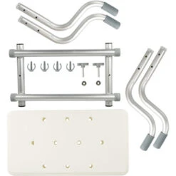 Siège De Baignoire - Siège De Bain Suspendu Réglable - Tabouret De Salle De Bain - Dim. 73-83L X 22l X 18H Cm - Blanc -Wenko || Grohe || HOMCOM Soldes 33221723 4