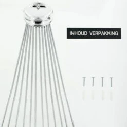 Rail Pour Rideau De Douche Ombrelle D'angle Chrome Sealskin 8 Rail Pour Rideau De Douche Ombrelle D'angle Chrome Sealskin -Wenko || Grohe || HOMCOM Soldes 33912848 3