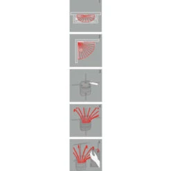 Rail Pour Rideau De Douche Ombrelle D'angle Chrome Sealskin 9 Rail Pour Rideau De Douche Ombrelle D'angle Chrome Sealskin -Wenko || Grohe || HOMCOM Soldes 33912848 4