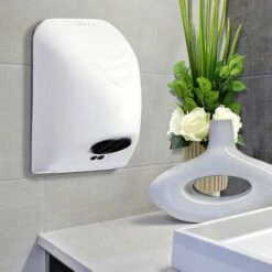 Sèche-mains électrique à Air Chaud Avec Capteur Photomobile 9 Sèche-mains électrique à Air Chaud Avec Capteur Photomobile -Wenko || Grohe || HOMCOM Soldes 34186101 3