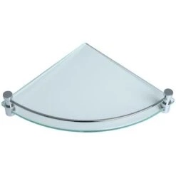 Étagère D'angle Salle De Bain Accessoires De Salle De Bain Verre Chomé -Wenko || Grohe || HOMCOM Soldes 36803436 5