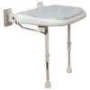 AKW - Siège De Douche Rembourré Rabattable Gris Série 4000 (accessibilité PMR) -Wenko || Grohe || HOMCOM Soldes 38058183 1