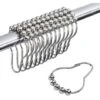 Anneaux De Douche En Acier Inoxydable,12 Pièces Crochets Pour Rideau De Douche Crochets En S Petit Pour Tringle De Douche De Salle De Bain (Argent) -Wenko || Grohe || HOMCOM Soldes 40356537 1