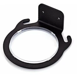 Porte Seche Cheveux, Accroche Seche Cheveux Mural, Aluminium Support Mural Seche Cheveux Noir, Porte Seche Cheveux Sans Percage Pour Toilettes, Accroche Seche Cheveux Avec Adhésif Et Vis