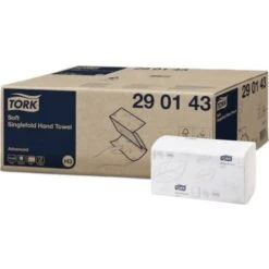 TORK 290143 Essuie-main En Papier (L X L) 23 Cm X 22.60 Cm Blanc 15 X 250 Feuilles/pack 3750 Pc(s)