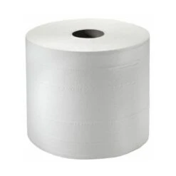 TOPCAR - 1 Bobine Ouate D'essuyage Industriel 1000 Formats Blancs G191L