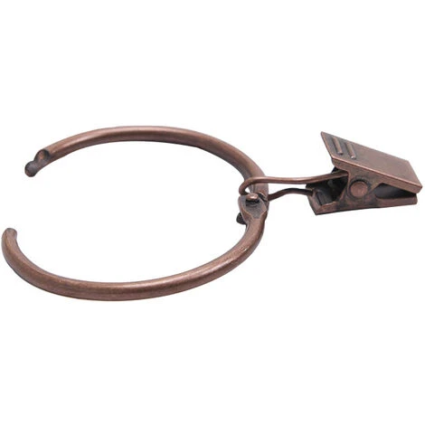 Macaron Ensemble De 24 Anneaux De Rideau En Fer Anneaux De Rideau De Douche-Cuivre 38mm 3 Macaron Ensemble De 24 Anneaux De Rideau En Fer Anneaux De Rideau De Douche-Cuivre 38mm