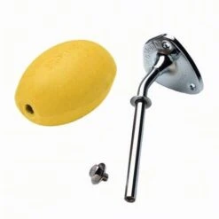 Savon Rotatif Citron Jaune Provendi Avec Porte-savon Chromé à écrou -Wenko || Grohe || HOMCOM Soldes 4516649 2