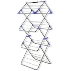 Étendoir Pliable Plusieurs Hauteurs 154 (Hauteur) X 58 X 64 CM - Jusqu'À 20 KG