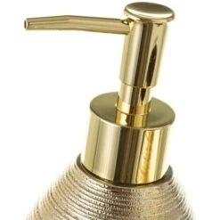 Lot De Distributeur Porte-savon Et Porte-brosse à Dents En Céramique Contemporaine Dorée -Wenko || Grohe || HOMCOM Soldes 49728430 4