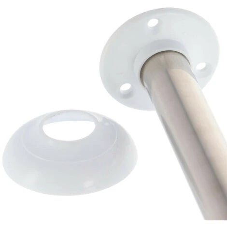 TENDANCE - Barre De Douche Tringle D'angle 80 X 80 Cm En Acier Inoxydable 5 TENDANCE - Barre De Douche Tringle D'angle 80 X 80 Cm En Acier Inoxydable – Image 3