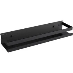 Serviteurs De Douche, 40CM Etagère Douche, Acier Inoxydable Serviteur De Douche Noir, Paniers Rangement D'organisateur De Douche Mural Pour Salle De Bain/Cuisine