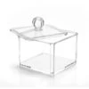 Design Boite à Coton Et Distributeur De Coton Tige En Plastique– Boite De Rangement Avec Couvercle – Accessoire De Salle De Bain Pour Produits Cosmétiques–transparent Fontainebleau -Wenko || Grohe || HOMCOM Soldes 53819556 1