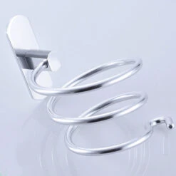Porte-sèche-Cheveux Exclusif En Acier Inoxydable Salle De Bains Sèche-Cheveux Porte-Support Toilettes (Acier Inoxydable ）