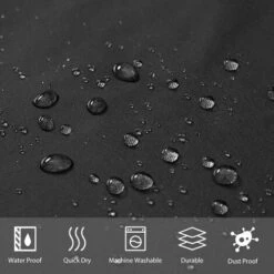 Petit Rideau De Douche,Noir,Anti Moisissure,Tissu Polyester,Imperméable,Rideaux Baignoire Lavable En Machine,80 X 180cm（WxH）,avec Crochets -Wenko || Grohe || HOMCOM Soldes 54905642 5