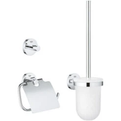 GROHE Set D’accessoires 3 En 1 ESSENTIALS Chromé Essentials 40407001