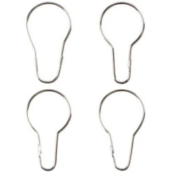 Lot De 50 Anneaux Pour Rideau De Douche En Acier Inoxydable Pour L'organisation Et L'organisation