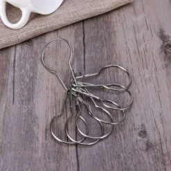 Lot De 50 Anneaux Pour Rideau De Douche En Acier Inoxydable Pour L'organisation Et L'organisation -Wenko || Grohe || HOMCOM Soldes 56773355 4