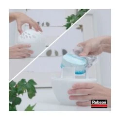 Rubson Sensation Pure, 2 Recharges Universelles De 300 G Pour Absorbeur D'humidité, Recharges 3-en-1 Anti-humidité & Anti-odeur Et Qui Offrent Une Sensation Fraîche, Parfum Neutre -Wenko || Grohe || HOMCOM Soldes 57597629 4