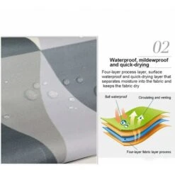 Rideau De Douche 200 X 220 Cm (200 X 220 Cm De Largeur, 220 Cm De Hauteur), Tissu Polyester Imperméable Anti-bactérien, Anti-moisissure, Lavable, Avec 12 Anneaux De Rideau De Douche——VEBTles -Wenko || Grohe || HOMCOM Soldes 59492861 4