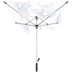 Sèche-linge Rotatif LinoPush 500 Schwarz 85360 Leifheit -Wenko || Grohe || HOMCOM Soldes 6072187 4