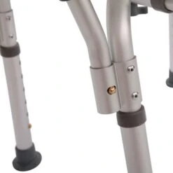 40 X 34 X 41-53cm Banc Médical Chaise Salle De Bain En Alliage D'aluminium Pour Douche De Sécurité Avec Dos & Poignée Blanc -Wenko || Grohe || HOMCOM Soldes 66377079 5