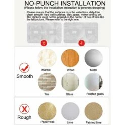 Kit Distributeur Automatique De Dentifrice Avec Porte-brosse à Dents Mural, 6 Emplacements Pour Brosse à Dents Avec Couvercle Anti-poussière, 2 Tasses Magnétiques Et Tiroir Organisateur De Cosmétiques -Wenko || Grohe || HOMCOM Soldes 66858781 5