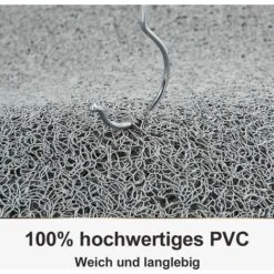 Tapis De Douche Antidérapant, Tapis De Bain De Sécurité Confort Doux Avec Trous De Drainage, Tapis De Douche De Massage En PVC Luffa Pour Zones Humides, Séchage Rapide (gris, 60 X 60 Cm) -Wenko || Grohe || HOMCOM Soldes 66998449 3