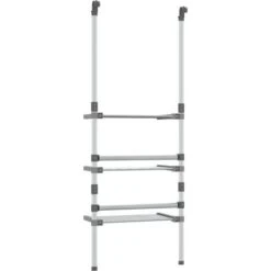 Séchoir à Linge Suspendu à 3 Niveaux Aluminium VidaXL -Wenko || Grohe || HOMCOM Soldes 67894033 5