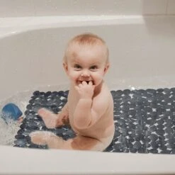 GP Tapis De Douche Antiderapant, Tapis De Douche Rectangle Antidérapant Pebbles, Avec Ventouses Antiderapant Tapis,Tapis De Bain Ou De Douche Antifongique 88X40cm(Noir) -Wenko || Grohe || HOMCOM Soldes 69013642 3