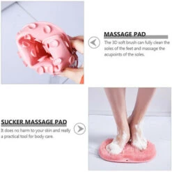 Épurateur De Pieds De Douche, Tapis De Massage Des Pieds Triomphe Avec Ventouse Pour Sol De Douche (gris) BF -Wenko || Grohe || HOMCOM Soldes 69505502 3