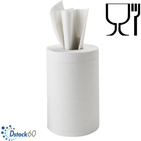 DSTOCK60 - 6 ESSUIE MAINS 450 FORMATS LISSES - 2 PLIS PURE OUATE - BOBINES A DEVIDAGE CENTRAL OU EXTERIEUR - AGREE CONTACT ALIMENTAIRE - FABRICATION FRANCAISE - Blanc 4 DSTOCK60 - 6 ESSUIE MAINS 450 FORMATS LISSES - 2 PLIS PURE OUATE - BOBINES A DEVIDAGE CENTRAL OU EXTERIEUR - AGREE CONTACT ALIMENTAIRE - FABRICATION FRANCAISE - Blanc – Image 2