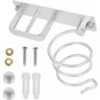 Support De Lisseur. Porte Sèche Cheveux Avec Range-Câbles. Support Mural En Métal Pour Brosses à Cheveux Organisateur De Support (Argent) -Wenko || Grohe || HOMCOM Soldes 75087761 1